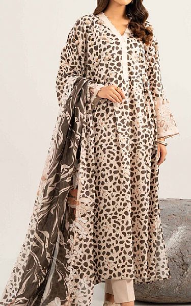 Nishat Ivory Lawn Suit | Pakistani Lawn Dress in USA- Image 1