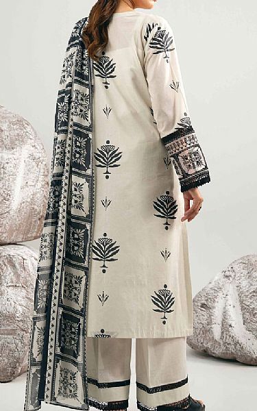 Nishat Off-white Lawn Suit | Pakistani Lawn Dress in USA- Image 2