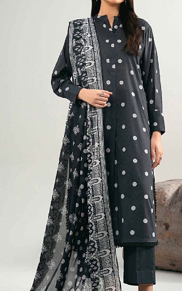 Nishat Black Lawn Suit | Pakistani Lawn Dress in USA- Image 1