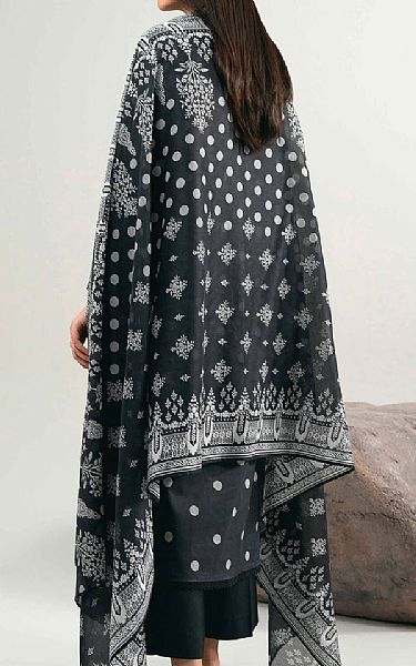 Nishat Black Lawn Suit | Pakistani Lawn Dress in USA- Image 2