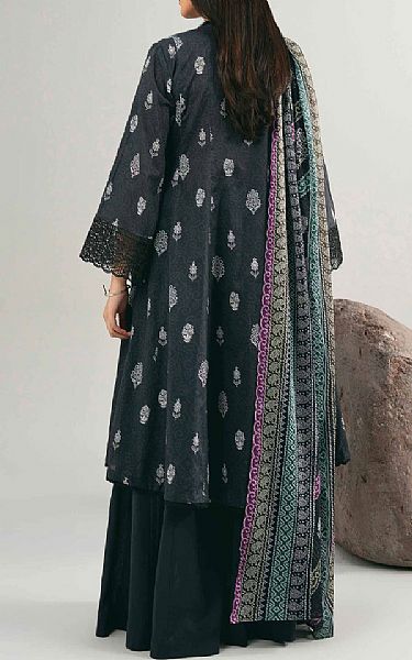 Nishat Black Lawn Suit | Pakistani Lawn Dress in USA- Image 2
