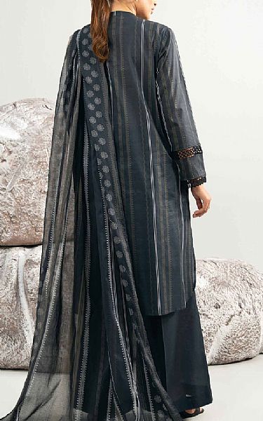 Nishat Black Lawn Suit | Pakistani Lawn Dress in USA- Image 2