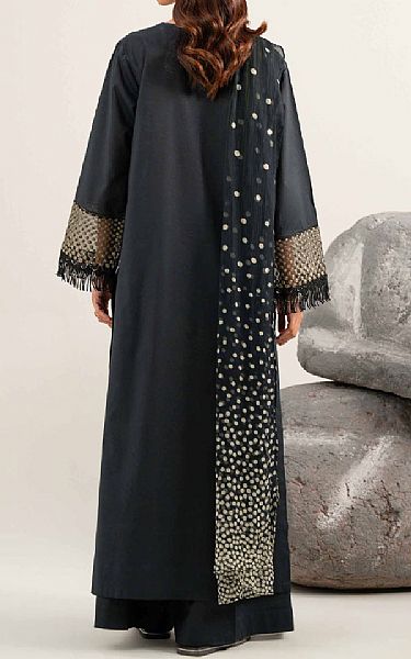 Nishat Black Cambric Suit | Pakistani Lawn Dress in USA- Image 2