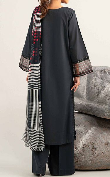 Nishat Black Cambric Suit | Pakistani Lawn Dress in USA- Image 2