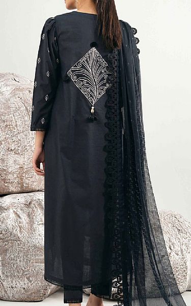 Nishat Black Cambric Suit | Pakistani Lawn Dress in USA- Image 2