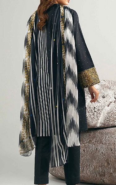Nishat Black Cambric Suit | Pakistani Lawn Dress in USA- Image 2