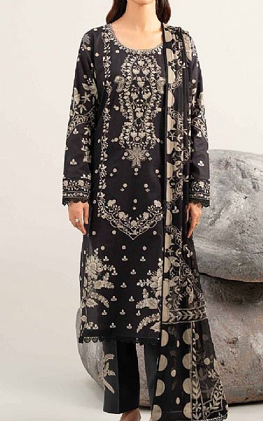 Nishat Black Cambric Suit | Pakistani Lawn Dress in USA- Image 1