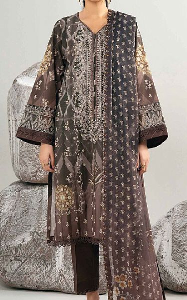 Nishat Black Lawn Suit | Pakistani Lawn Dress in USA- Image 1