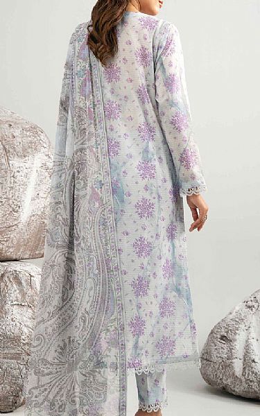 Nishat Sky Blue Lawn Suit | Pakistani Lawn Dress in USA- Image 2