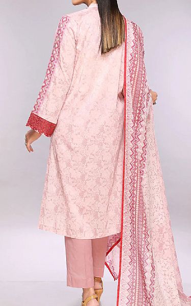 Nishat Baby Pink Lawn Suit | Pakistani Dresses in USA- Image 2