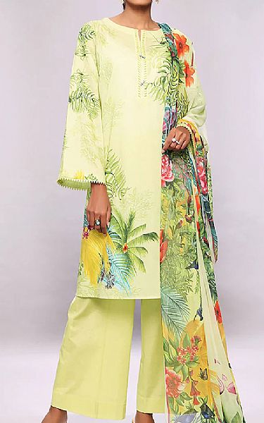 Nishat Cream Lawn Suit | Pakistani Dresses in USA- Image 1