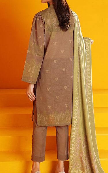 Nishat Brown Khaddar Suit | Pakistani Winter Dresses- Image 2