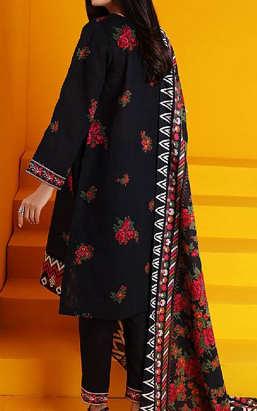 Nishat Black Khaddar Suit | Pakistani Winter Dresses- Image 2