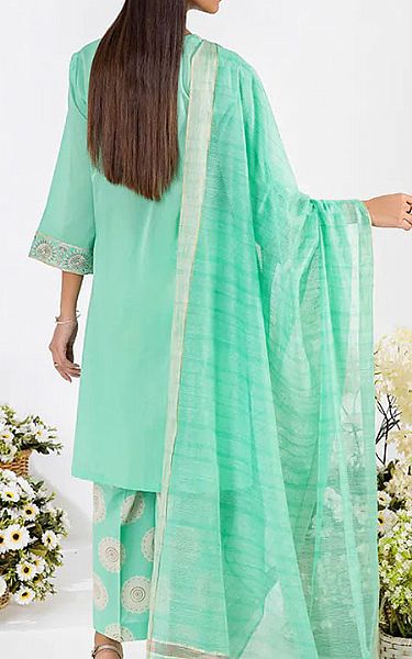 Nishat Mint Green Lawn Suit | Pakistani Dresses in USA- Image 2