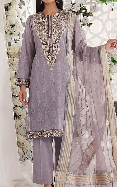 Nishat Mauve Lawn Suit | Pakistani Dresses in USA- Image 1