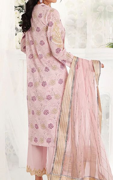 Nishat Baby Pink Lawn Suit | Pakistani Dresses in USA- Image 2