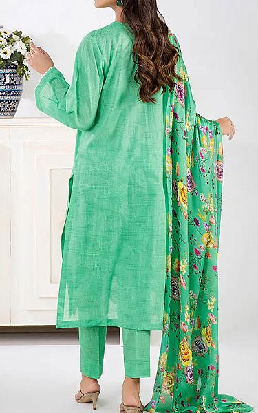 Nishat Spring Green Lawn Suit | Pakistani Dresses in USA- Image 2