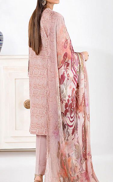 Nishat Pastel Pink Lawn Suit | Pakistani Dresses in USA- Image 2