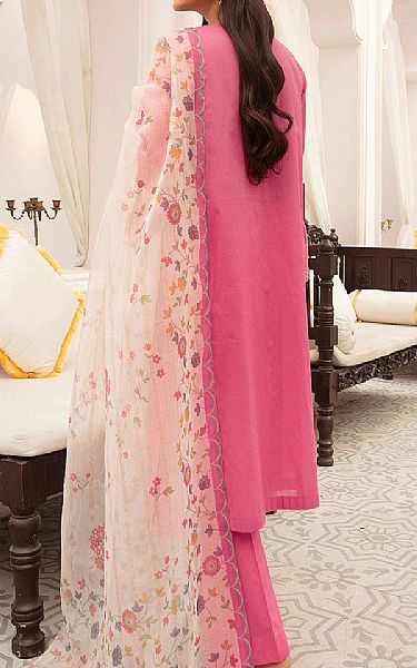 Nishat Hot Pink Lawn Suit | Pakistani Dresses in USA- Image 2