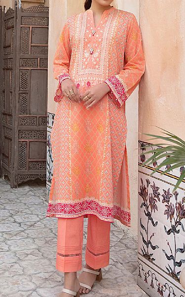 Nishat Coral Lawn Suit (2 Pcs) | Pakistani Dresses in USA- Image 1