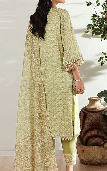 Nishat Khaki Yellow Lawn Suit | Pakistani Dresses in USA- Image 2