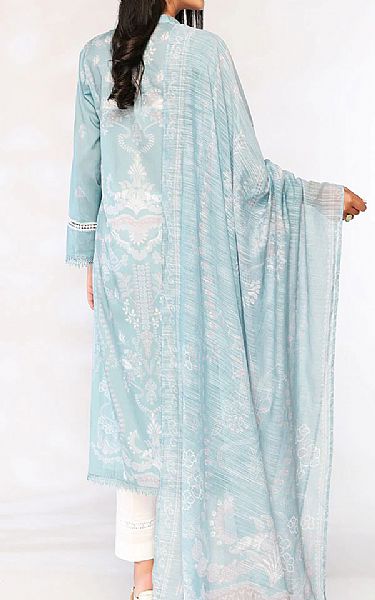 Nishat Sky Blue Lawn Suit (2 Pcs) | Pakistani Dresses in USA- Image 2