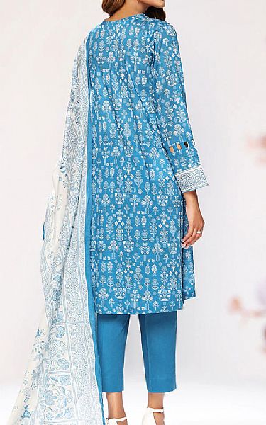 Nishat Turquoise Lawn Suit | Pakistani Dresses in USA- Image 2