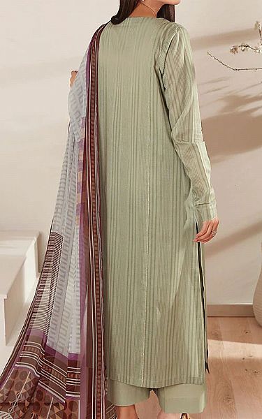 Nishat Pistachio Green Lawn Suit | Pakistani Dresses in USA- Image 2