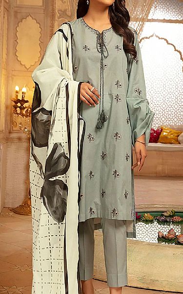 Nishat Grey Lawn Suit | Pakistani Dresses in USA- Image 1
