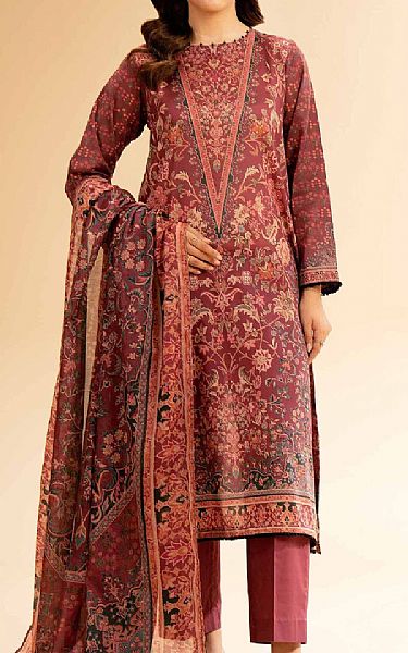 Nishat Rose Vale Lawn Suit | Pakistani Lawn Dress in USA- Image 1