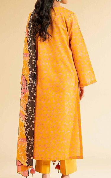 Nishat Orange Lawn Suit (2 pcs) | Pakistani Lawn Dress in USA- Image 2