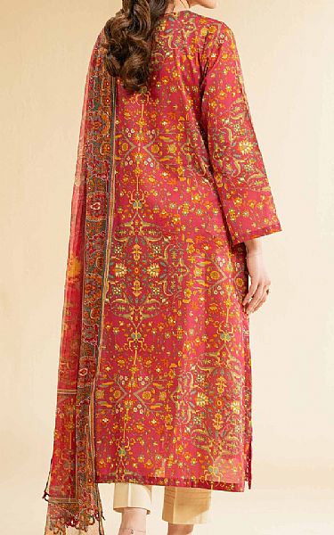 Nishat Pink Lawn Suit (2 pcs) | Pakistani Lawn Dress in USA- Image 2