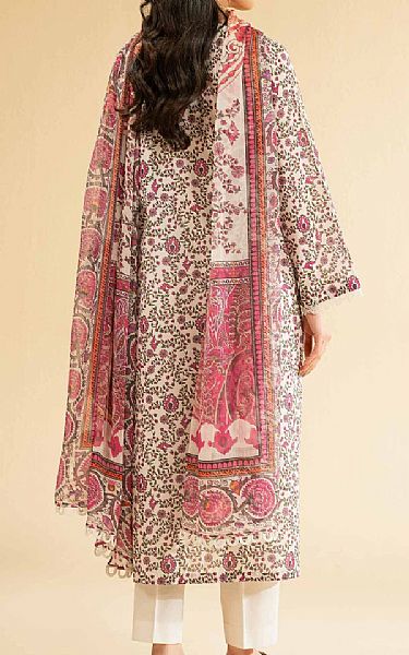 Nishat Off White Lawn Suit (2 pcs) | Pakistani Lawn Dress in USA- Image 2