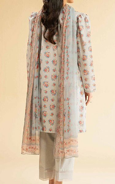 Nishat Grey Lawn Suit (2 pcs) | Pakistani Lawn Dress in USA- Image 2