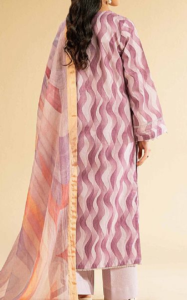 Nishat Mauve Lawn Suit (2 pcs) | Pakistani Lawn Dress in USA- Image 2