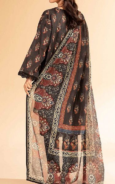 Nishat Black Lawn Suit (2 pcs) | Pakistani Lawn Dress in USA- Image 2