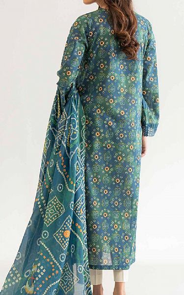 Nishat Blue/Green Lawn Suit (2 pcs) | Pakistani Lawn Dress in USA- Image 2