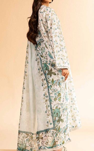 Nishat Off White Lawn Suit (2 pcs) | Pakistani Lawn Dress in USA- Image 2