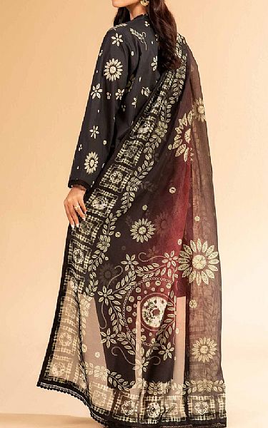 Nishat Black Lawn Suit (2 pcs) | Pakistani Lawn Dress in USA- Image 2