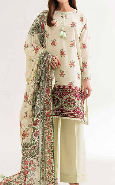 Nishat Green Mist Lawn Suit (2 pcs) | Pakistani Lawn Dress in USA- Image 1