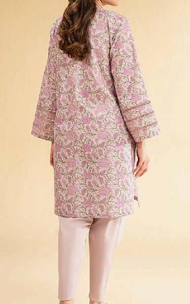 Nishat Pale Pink Cambric Suit (2 pcs) | Pakistani Lawn Dress in USA- Image 2