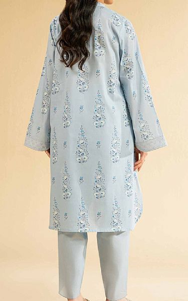 Nishat Light Grey Cambric Suit (2 pcs) | Pakistani Lawn Dress in USA- Image 2