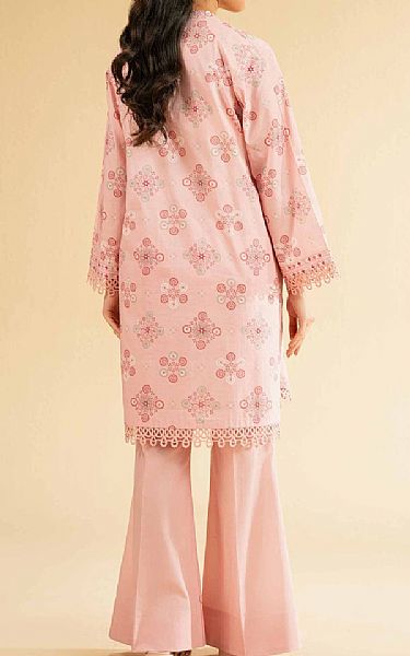 Nishat Light Pink Cambric Suit (2 pcs) | Pakistani Lawn Dress in USA- Image 2