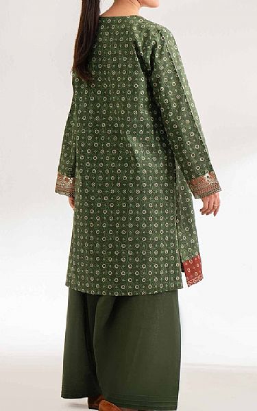 Nishat Green Cambric Suit (2 pcs) | Pakistani Lawn Dress in USA- Image 2