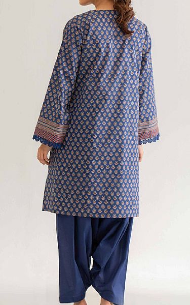 Nishat Dusky Blue Cambric Suit (2 pcs) | Pakistani Lawn Dress in USA- Image 2