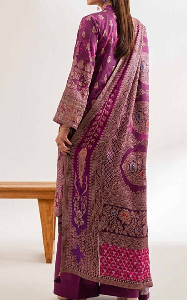 Nishat Light Plum Lawn Suit | Pakistani Lawn Dress in USA- Image 2