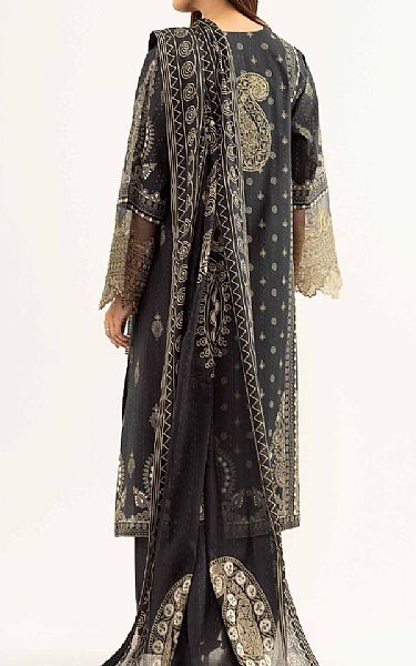 Nishat Black Lawn Suit | Pakistani Lawn Dress in USA- Image 2