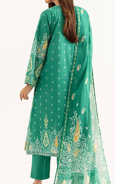 Nishat Sea Green Cambric Suit | Pakistani Lawn Dress in USA- Image 2