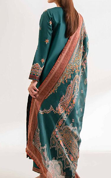 Nishat Green Cambric Suit | Pakistani Lawn Dress in USA- Image 2