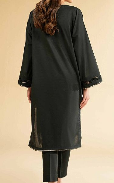 Nishat Black Cambric Suit (2 pcs) | Pakistani Lawn Dress in USA- Image 2